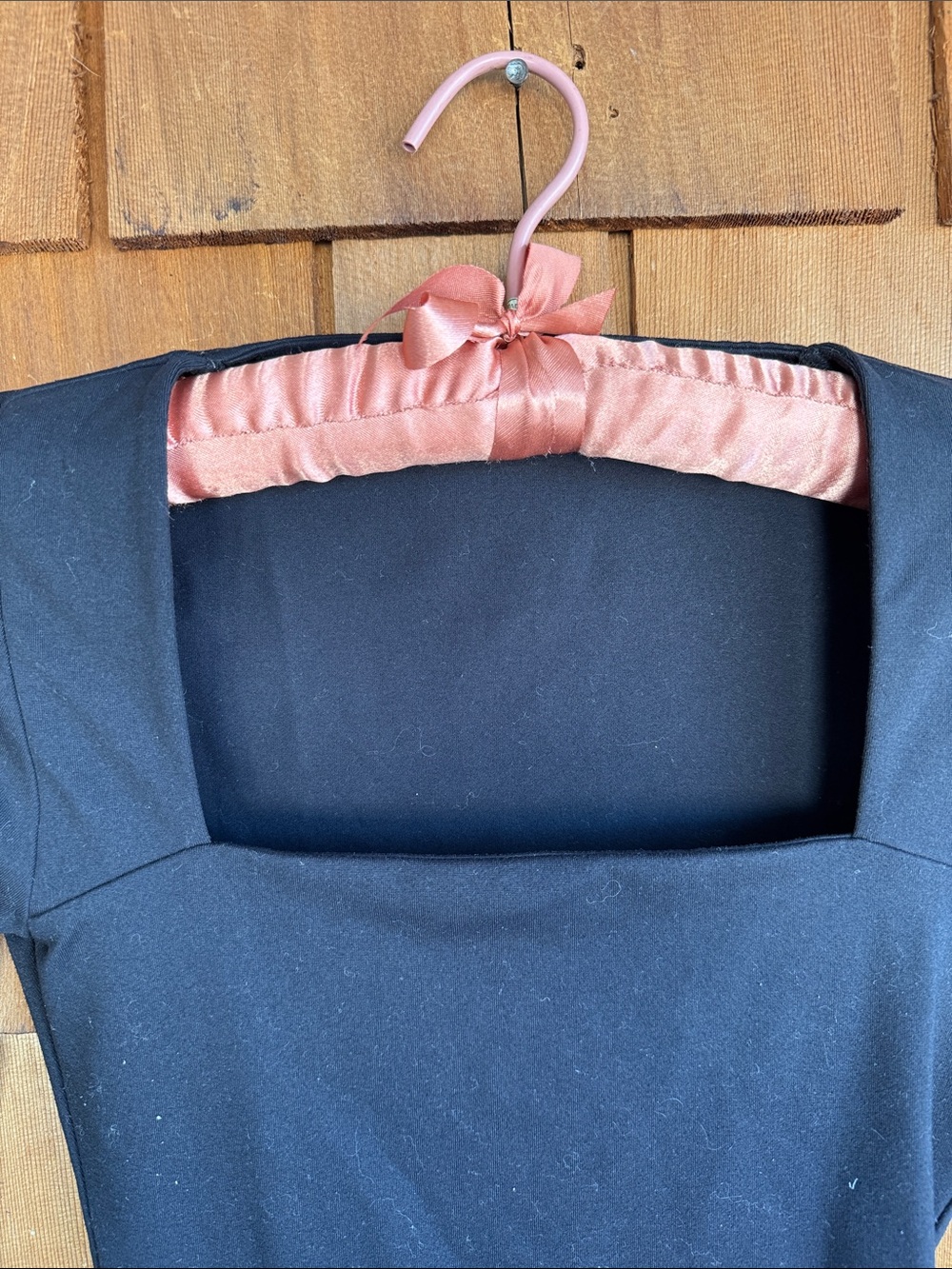 Abercrombie & Fitch Black Long Sleeve Square Neck Bodysuit - Picture 3 of 4